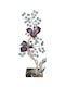 Decorativ Floare din Cristal 15x8x35cm 1buc