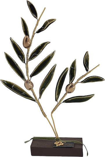 Rozos Ceramics Dekorative Olive aus Keramik 7.5x22cm 1Stück