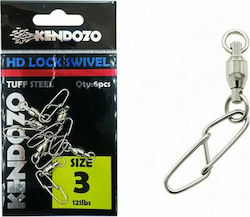 Kendozo Lures Fishing Gear Sewing Snap No4 Set 6 Pieces