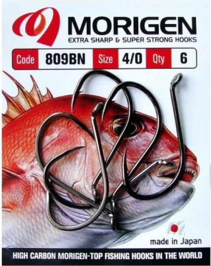 Morigen 809BN Fishing Hooks Set 10pcs No4