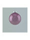 Ornament suspendat Glob De sticlă Violet 8buc