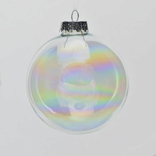 Große Glas-Transparente Weihnachtsbaumschmuck Ball 10cm Große Glas-Transparente Weihnachtsbaumschmuck Ball 10cm
