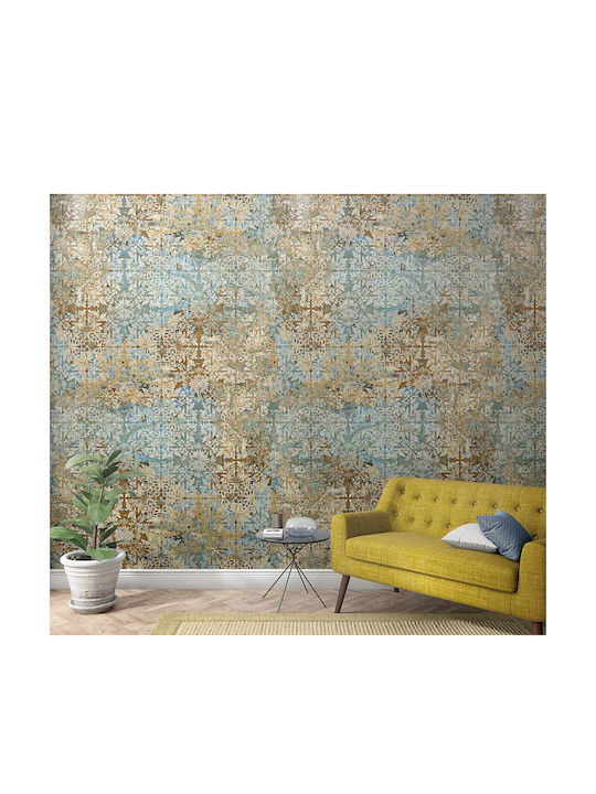 Wallpaper Vinyl Blue L270xW159cm Washable