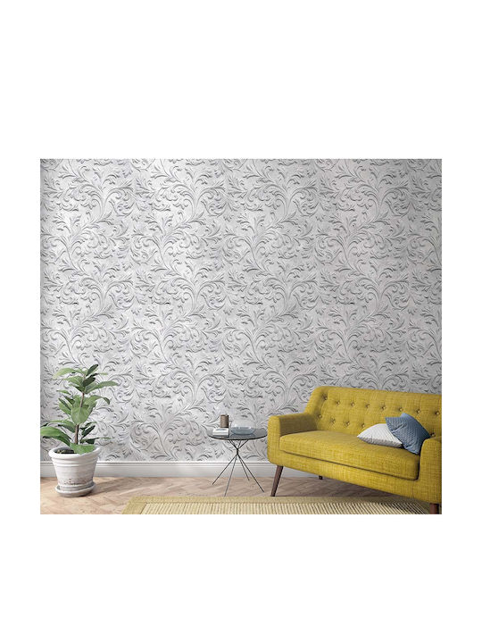 Wallpaper Vinyl Gray L270xW159cm Washable