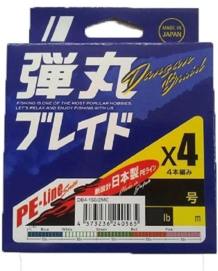 MajorCraft Dangan Braid Fir de pescuit 200m / 0.12mm