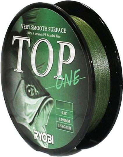 Ryobi Top One x4 Braid Νήμα Ψαρέματος 120m / 0.148mm