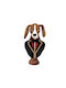 Lianos Decorative Dog made of Fabric 23x20x48cm 1pcs