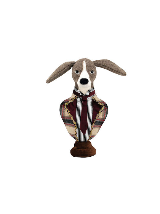 Decorative Dog made of Fabric 23x20x48cm 1pcs