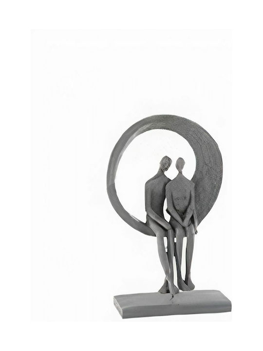 J-Line Dekorativ Statuette aus Polyresin 18.5x12x31cm 1Stück