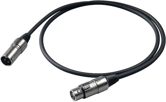 Proel Kabel XLR-Stecker - XLR-Buchse Schwarz 15m BULK250LU15