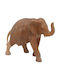 Decorative Elephant made of Wood 20x15x9cm 1pcs