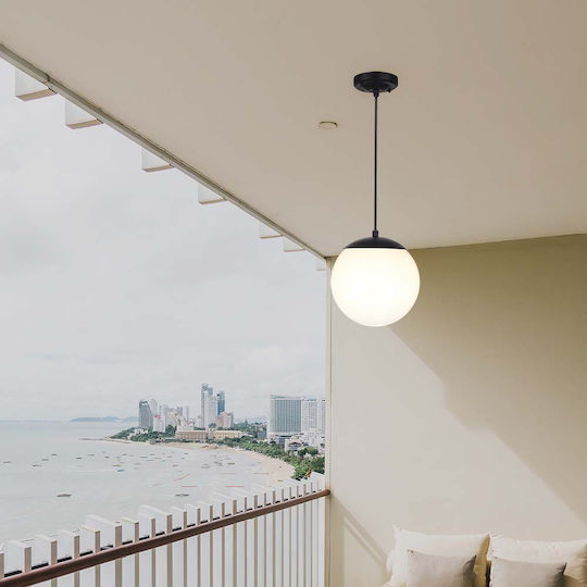 V-TAC V-TAC Black Ball Ceiling Light with E27 Socket