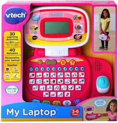 Vtech Бебешки лаптоп-таблет Laptop със звуци за 36++ месеца