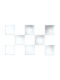 Innova Wall Mirror 15x15cm 8pcs
