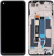 Realme Οθόνη με Μηχανισμό Αφής και Πλαίσιο για Realme 8/8 Pro (Μαύρο)