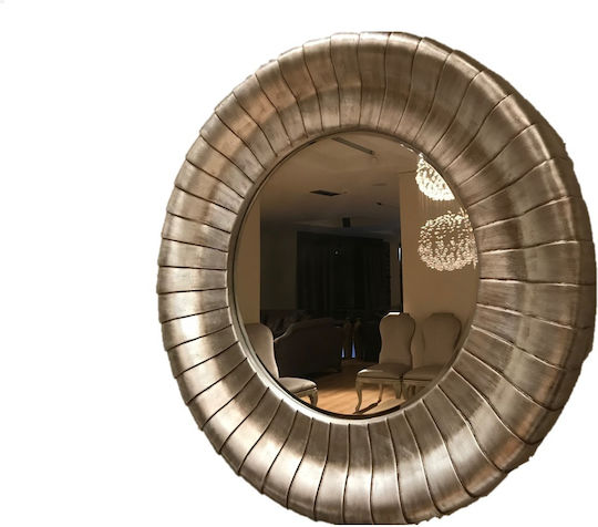 Casa Vogue KFR31 Silver Wall Mirror Diameter 100cm