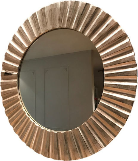 Casa Vogue Silver Wall Mirror Diameter 100cm