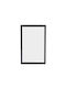 Mirrors & More Wall Mirror with Black Plastic Frame 45x34cm 1pcs
