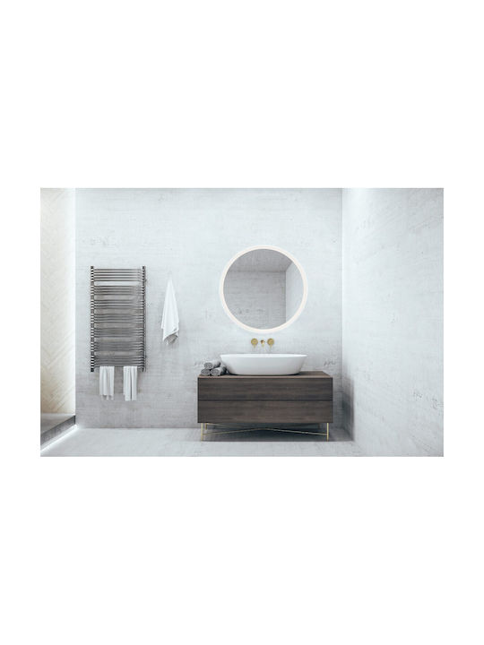 Mirrors & More Aurora Wandspiegel mit LED Beleuchtung Durchmesser 60cm 1Stück