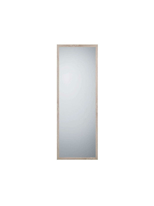 Mirrors & More Thea Wandspiegel Ganzkörper mit Braun Hölzernes Rahmen 166x66cm 1Stück