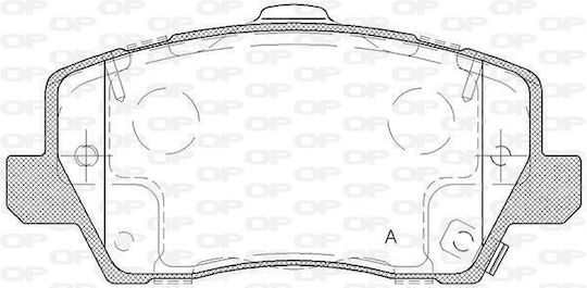 Open Parts Brake Pad for Kia Picanto