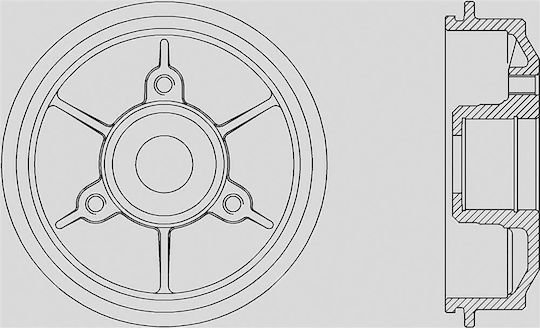 Open Parts Спирачни барабани за Citroen Saxo