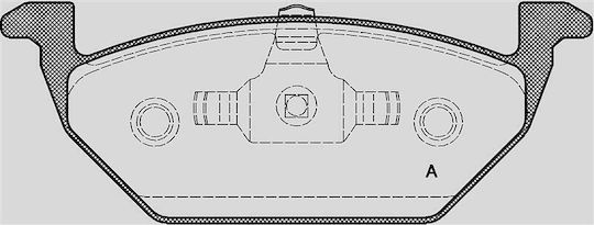 Open Parts Σετ Τακάκια για Audi A1 Mercedes-Benz S Volkswagen Polo