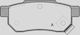 Open Parts Brake Pad for Honda Civic / CRX