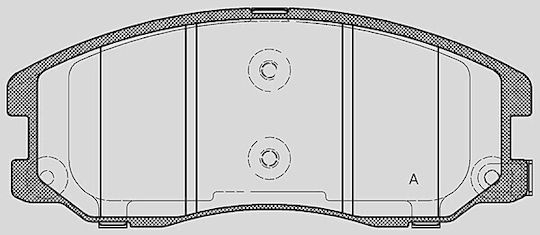 Open Parts Σετ Τακάκια για Opel Antara