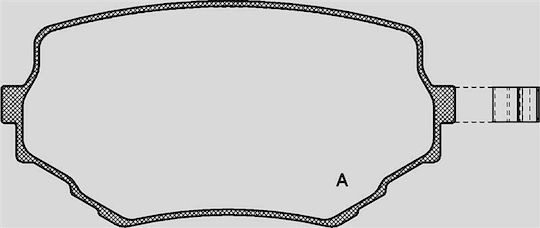 Open Parts Brake Pad for Suzuki Grand Vitara