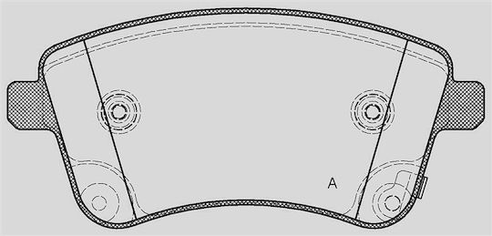 Open Parts Σετ Τακάκια για Kia Venga