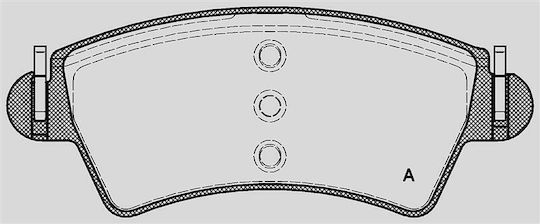 Open Parts Σετ Τακάκια για Peugeot 206