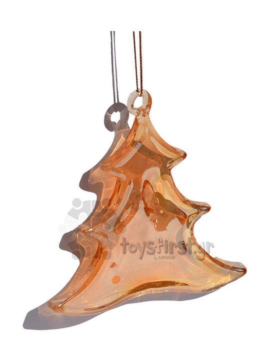 Christmas Glass Tree Ornament Bronze