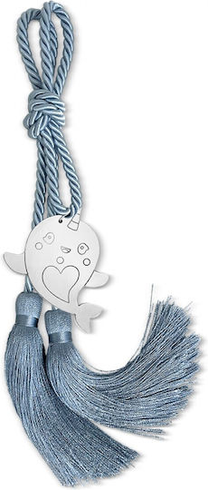 Chrilia Hanging Lucky Charm Gray made of Metal 1pcs