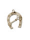 Kostibas Fashion Hanging Lucky Charm Horseshoe Beige made of Wood 10pcs
