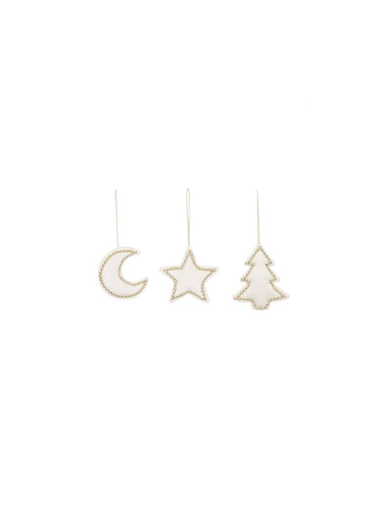 Plastona Christmas Star Ornament White