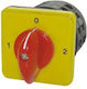 Ked On-Off switch Rotary Double Yellow 1pcs