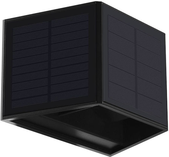 Eko Light Επιτοίχιο Ηλιακό Φωτιστικό 2W 50lm με Θερμό Λευκό Φως 3000K IP54