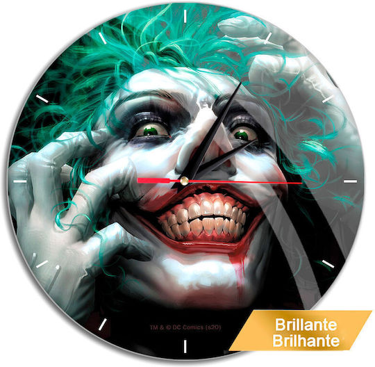 Dc Comics Ρολόι Τοίχου Μεταλλικό Πολύχρωμο Ø30.5cm