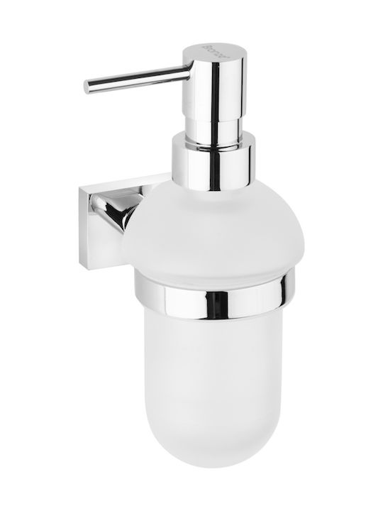 Bronze Art Spender Glas Silber