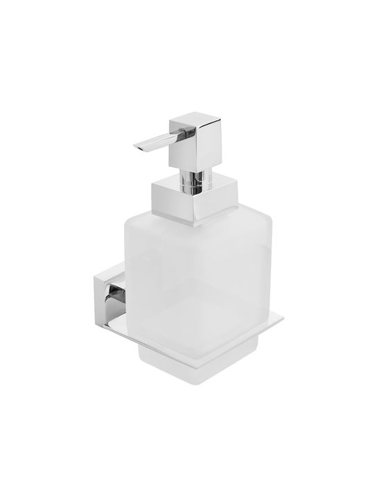 Bronze Art Spender Glas Silber