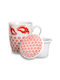 Ceramic Cup with Lid White 300ml