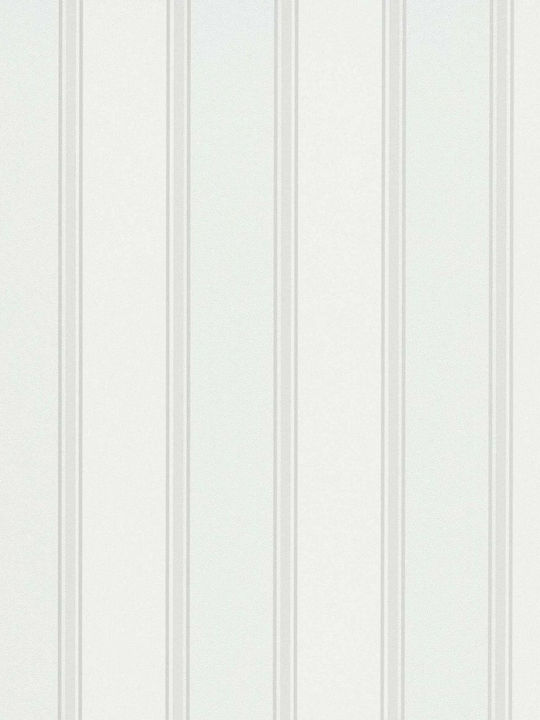 Wallpaper Vinyl White L1000xW53cm Washable