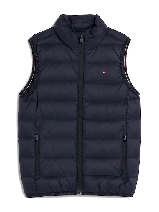 Kids' Quilted Jacket Short Navy Blue Essential Light Down