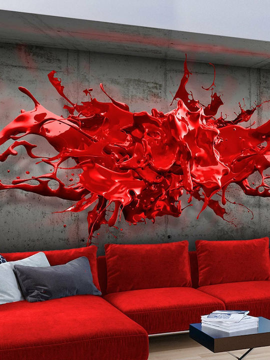 Wall Mural Fabric Red L250xW175cm