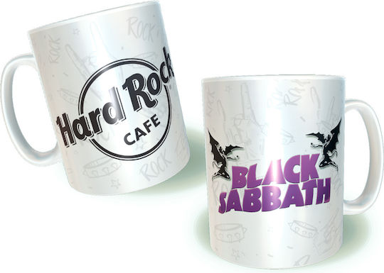Rock Deal Hard Rock Cafe Керамична Чаша Бяла