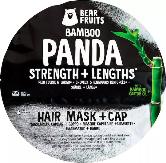 Bear Fruits Panda Strength & Lengths Μάσκα Μαλλιών για Λάμψη 20ml