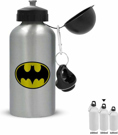 Koupakoupa Sticlă Pentru Copii Batman Oțel Inoxidabil Argintiu 500ml
