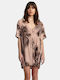 Rochie Mini de Vară Bej