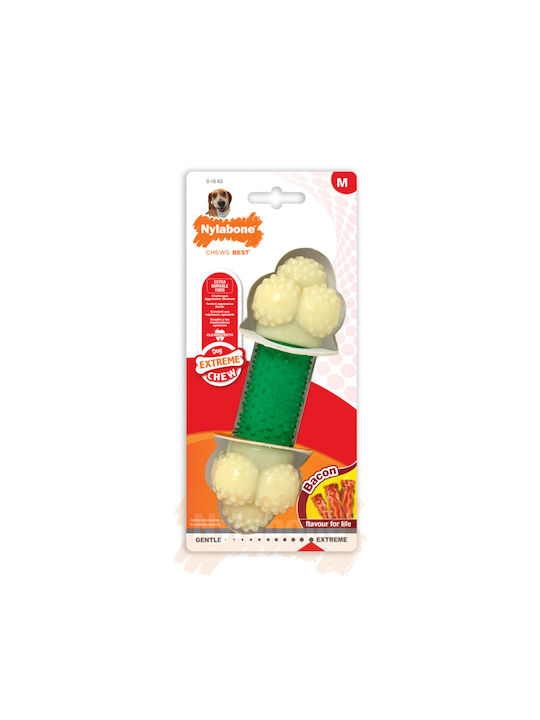 Nylabone Extreme Bone Toy Dog Chewable made of Rubber with Flavor Bacon Small 1pcs